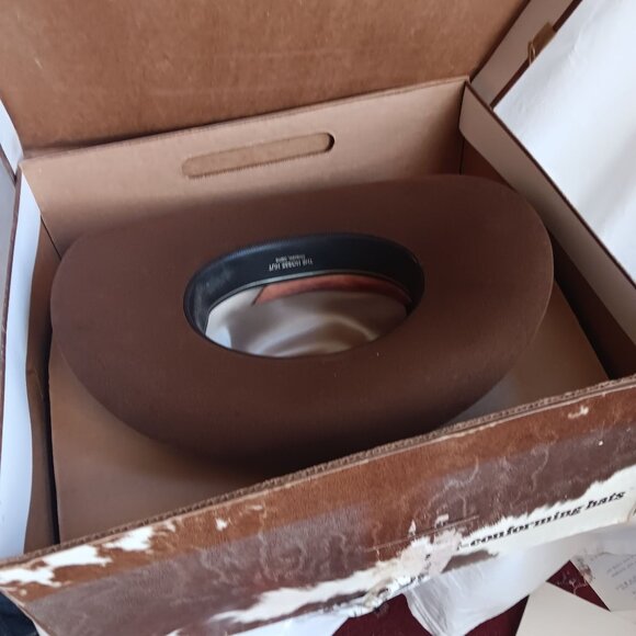 Men's sz 7 Vintage Resistol Stagecoach 1970's Cowboy Hat Western Rancher 1978 - Picture 6 of 14